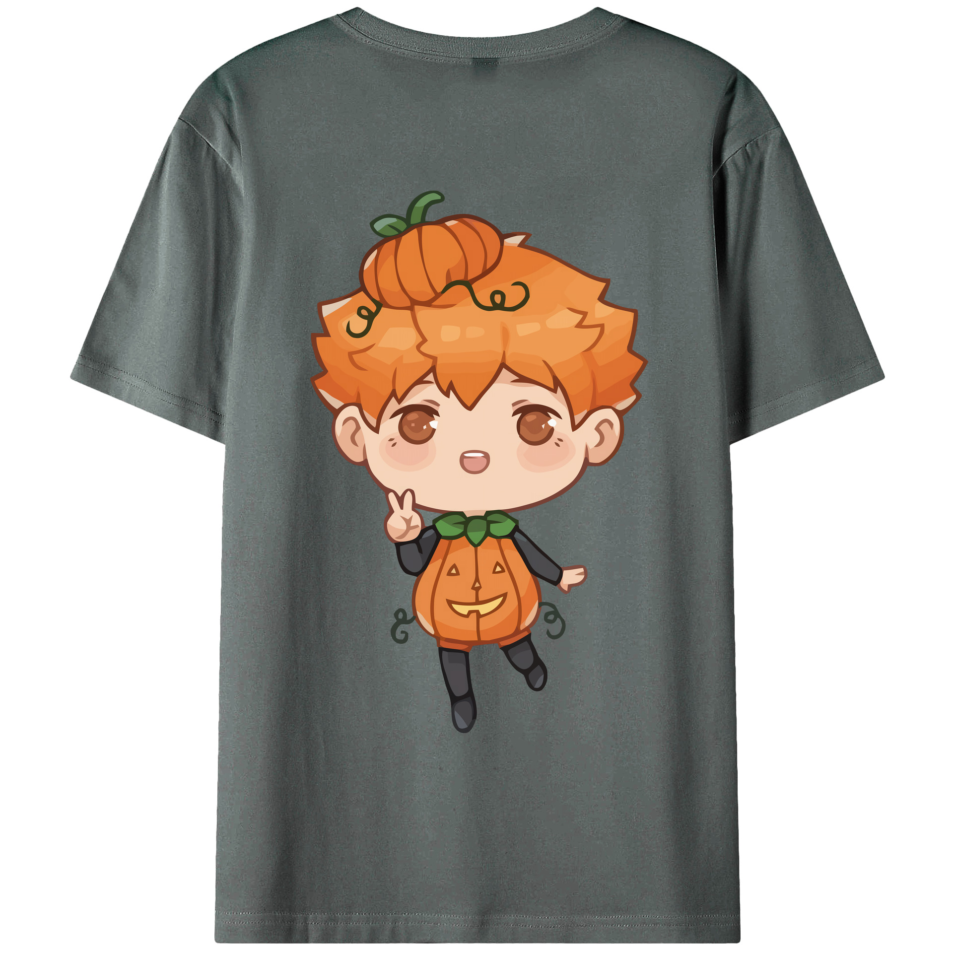（画像用） ハイキュー!! Haikyu!! 綿100％ メンズ半袖Tシャツ（バックプリント） 通気性